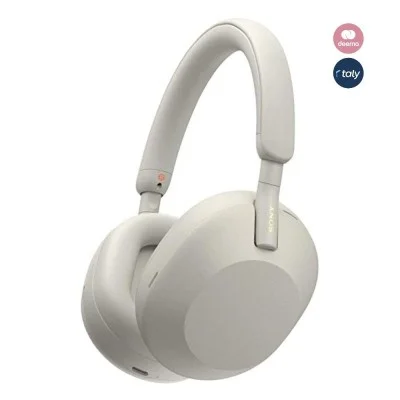 Sony Wireless Noise Cancelling Headphones WH1000XM5 - Silver
